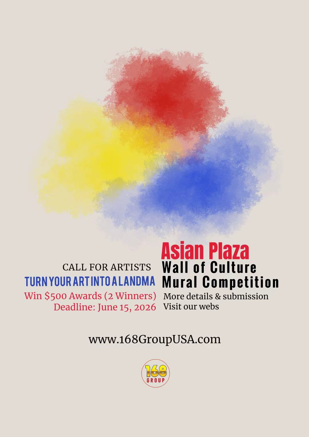 AsianPlaza Mural Design Competition official flyer